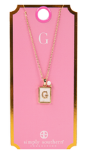 Load image into Gallery viewer, Simply Southern Initial Tile Necklaces
