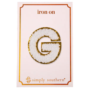 Simply Southern Iron On Initial Patches