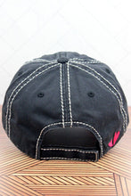 Load image into Gallery viewer, Distressed Black- Raising My Herd Baseball Cap/Hat
