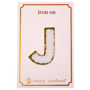 Simply Southern Iron On Initial Patches