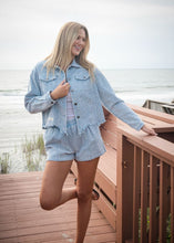 Load image into Gallery viewer, Simply Southern Cordy Shorts--Glacier
