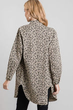 Load image into Gallery viewer, Jodifl Animal Print Distressed Jacket
