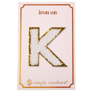 Simply Southern Iron On Initial Patches