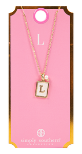 Simply Southern Initial Tile Necklaces