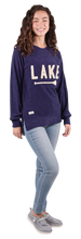 Load image into Gallery viewer, Classic Terry Crew Neck Pullover--Lake--Navy
