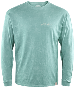 Men's Long Sleeve Simply Color Long Sleeve Tee--MTN--BROOK