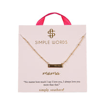 Load image into Gallery viewer, Simply Southern Simple Words Necklaces
