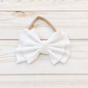 Elastic Headband with Bow