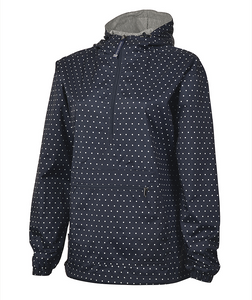 Charles River--Women's Chatham Anoram-Polka Dot-Navy/White