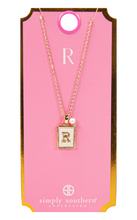 Load image into Gallery viewer, Simply Southern Initial Tile Necklaces
