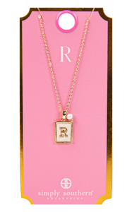 Simply Southern Initial Tile Necklaces