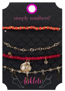 Simply Southern Anklet Set