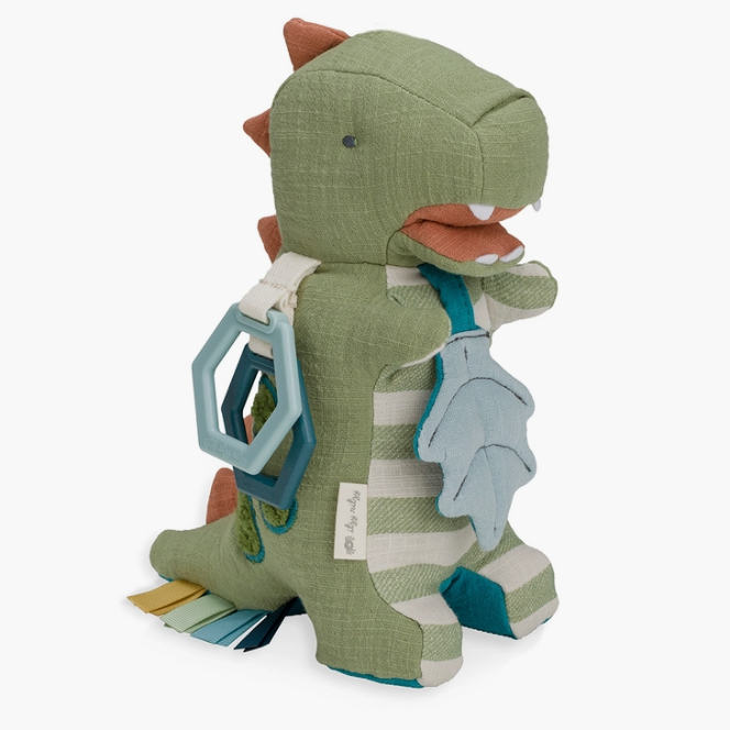 Itzy Ritzy-  Link & Love Dino Activity Plush with Teether Toy