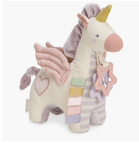 Itzy Ritzy- Link & Love Pegasus Activity Plush with Teether Toy