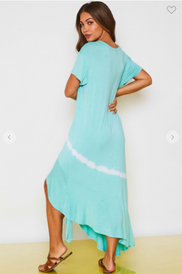 Fantastic Fawn- High/Low Dress- Mint