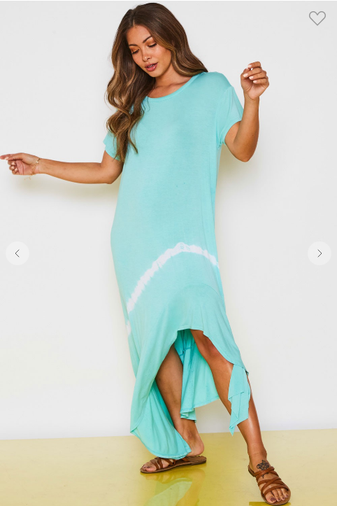Fantastic Fawn- High/Low Dress- Mint Lilly Abigails Boutique Fantastic Fawn- High/Low Dress- Mint Lilly Abigails Boutique