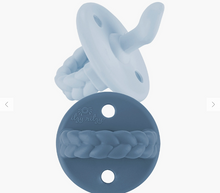 Load image into Gallery viewer, Sweetie Soother Neutral Orthodontic Pacifier Sets- Blue
