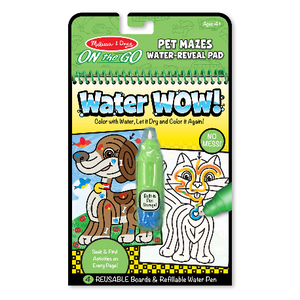 Melissa and Doug- Water Wow! Pet Mazes - On the Go Travel Activity