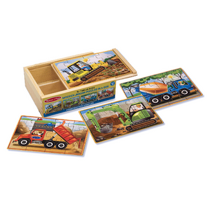 Melissa and Doug-Construction Jigsaw Puzzles in a Box