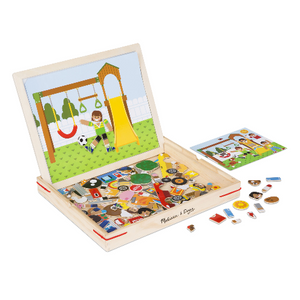 Melissa and Doug-Wooden Magnetic Matching Picture Game