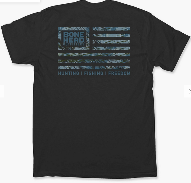 Freshwater Flag Tshirt- Bone Head Outfitters