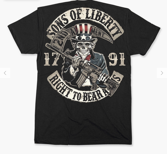 Sons of Liberty Tshirt- Bone Head Outfitters