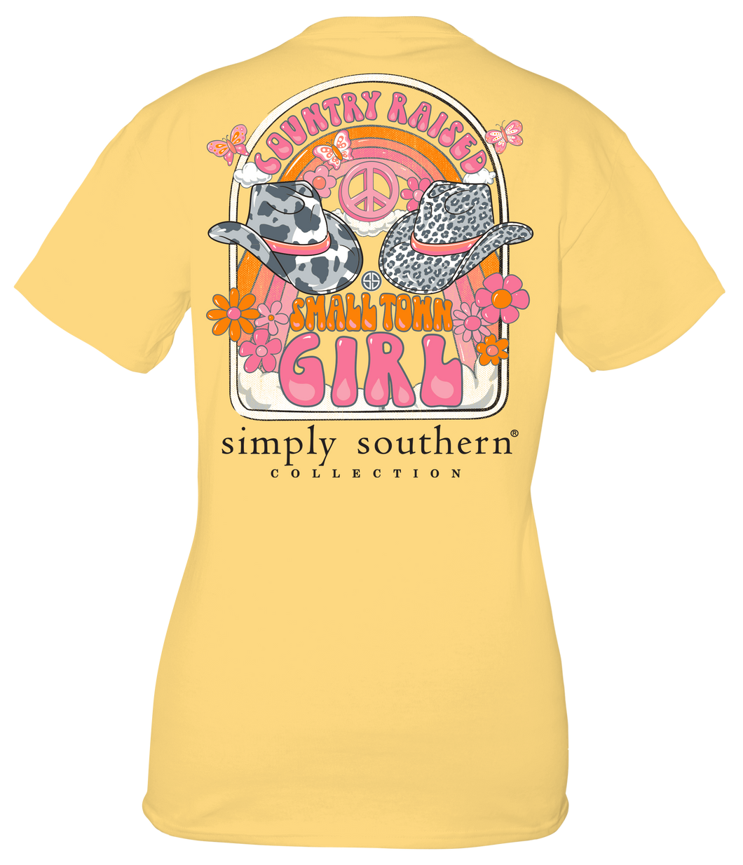 Simply Southern Short Sleeve Tee--Small Town--Mellow