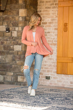 Load image into Gallery viewer, Simply Southern Ruffle Bottom Gathered Cardigan
