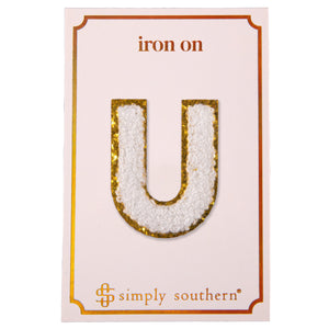 Simply Southern Iron On Initial Patches