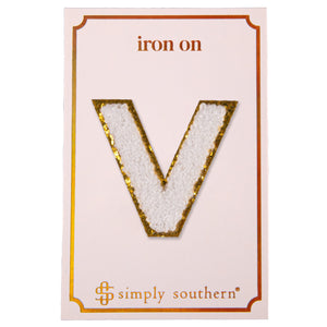 Simply Southern Iron On Initial Patches