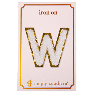 Simply Southern Iron On Initial Patches