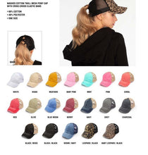 Load image into Gallery viewer, C.C Pony Cap-With Criss Crossed Elastic Band
