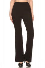 Load image into Gallery viewer, Black Dressy Flare Pant
