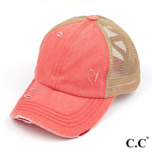 Load image into Gallery viewer, C.C Pony Cap-With Criss Crossed Elastic Band
