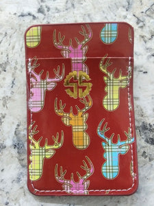 Plaid and Deer Style Phone Sleeves