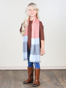 Pumpkin Spice Plaid Scarf