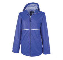 Load image into Gallery viewer, Charles River--New Englander Rain Jacket--Full Zip--Royal
