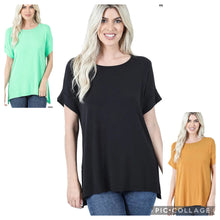 Load image into Gallery viewer, SHORT SLEEVE BOAT NECK TUNIC
