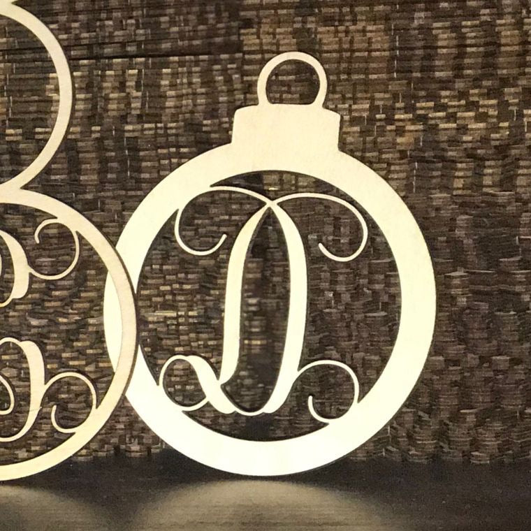 Monogram Ornaments