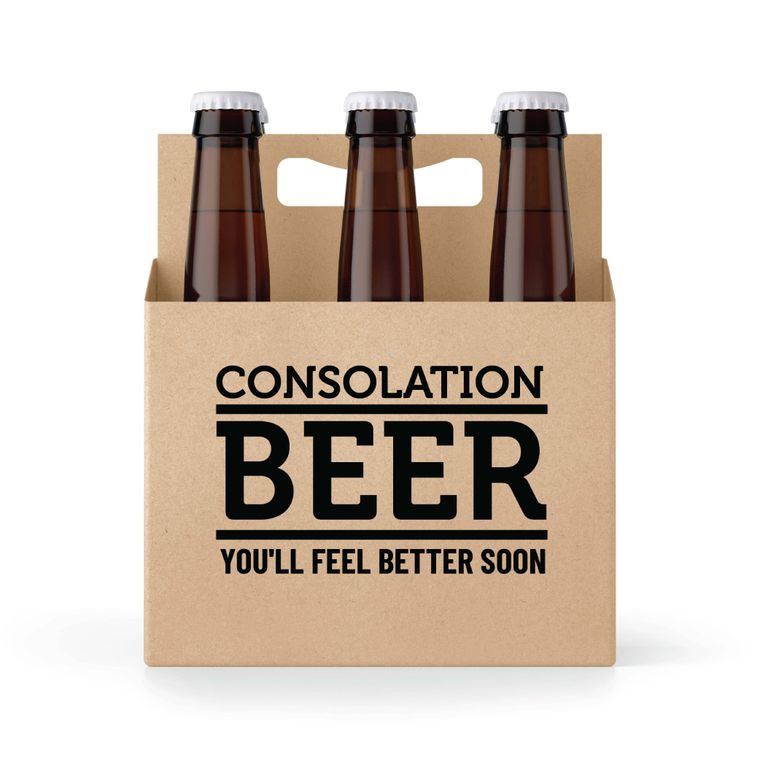 Consolation Beer 6 pack Holder