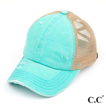 Load image into Gallery viewer, C.C Pony Cap-With Criss Crossed Elastic Band
