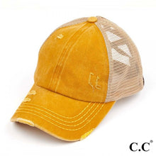 Load image into Gallery viewer, C.C Pony Cap-With Criss Crossed Elastic Band

