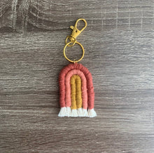 Load image into Gallery viewer, Rainbow Tassel Keychains
