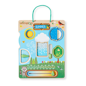 Melissa and Doug- Let's Explore Wooden Weather Board